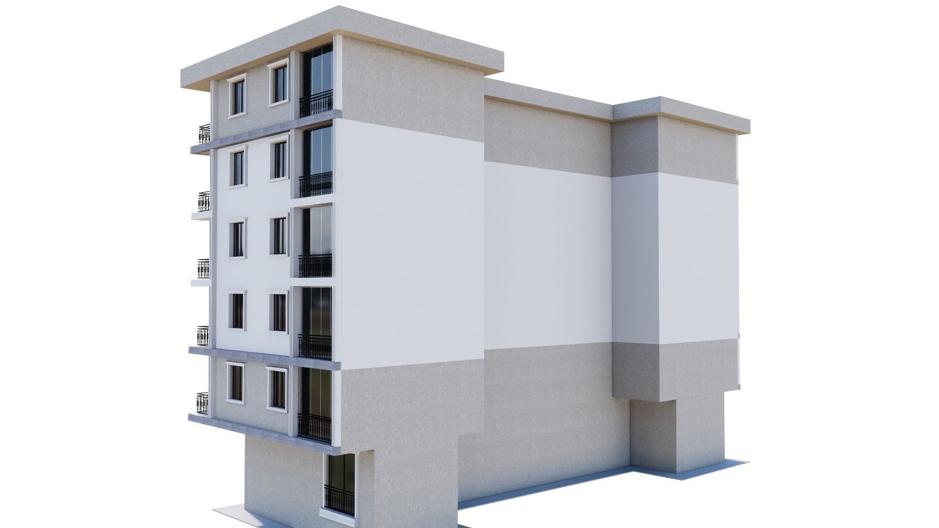 HOUSE 74 Low-poly 3D model_37