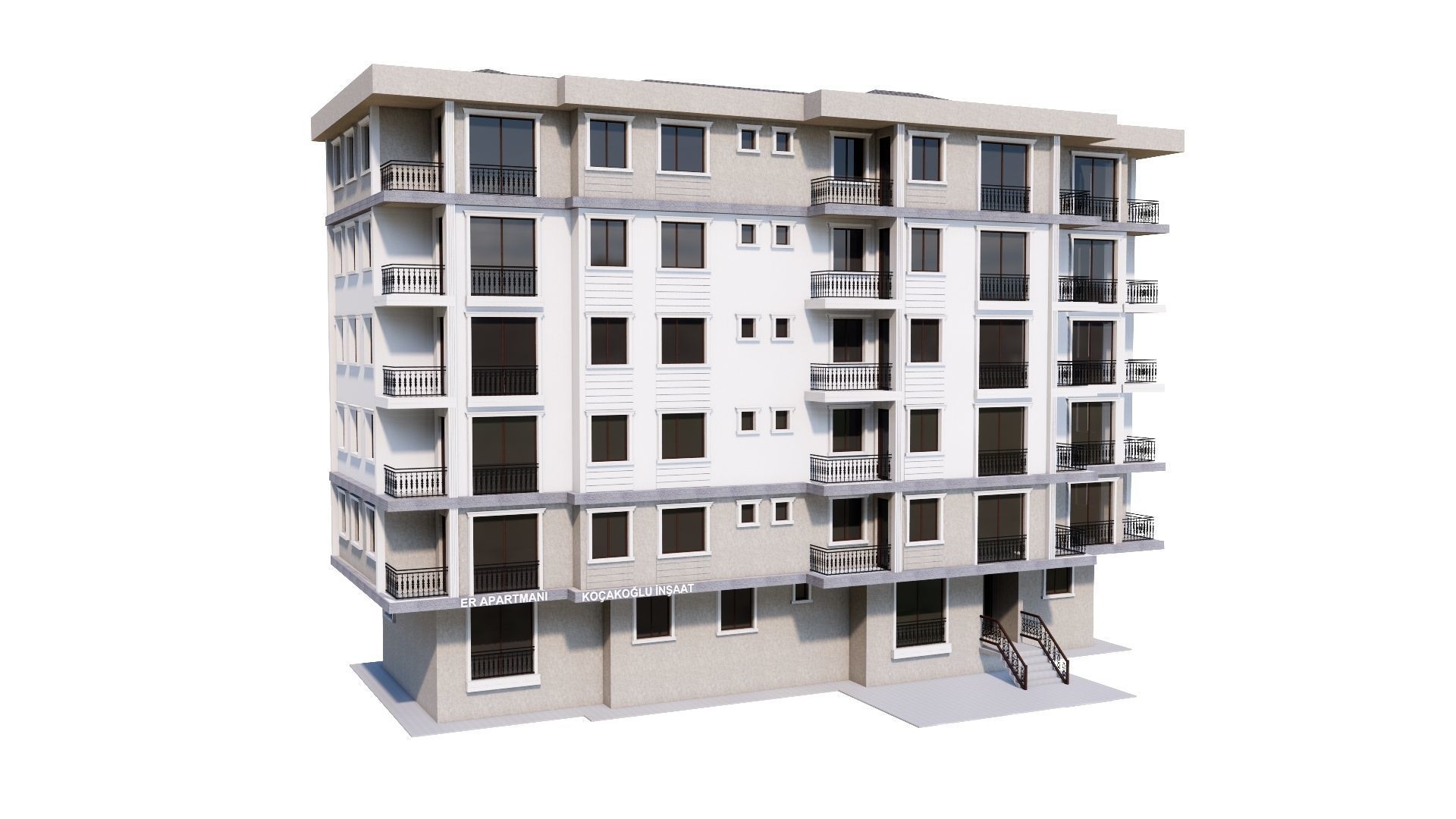 HOUSE 74 Low-poly 3D model_49