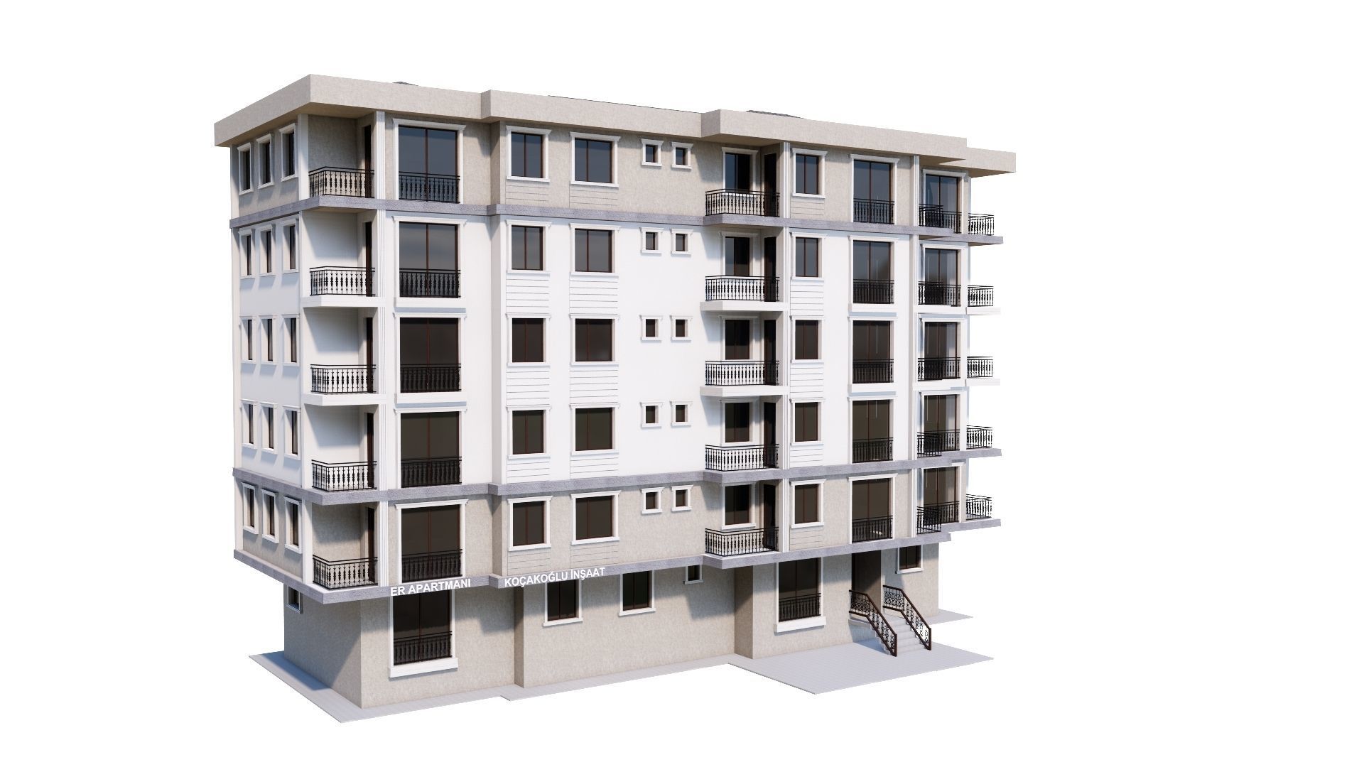 HOUSE 74 Low-poly 3D model_46