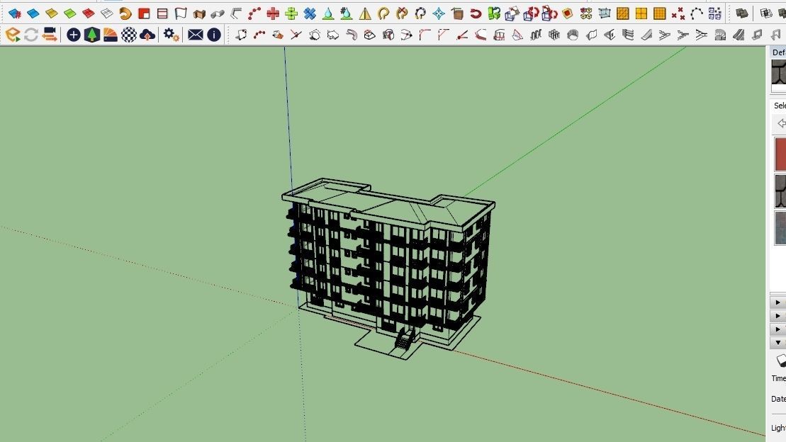 HOUSE 74 Low-poly 3D model_5