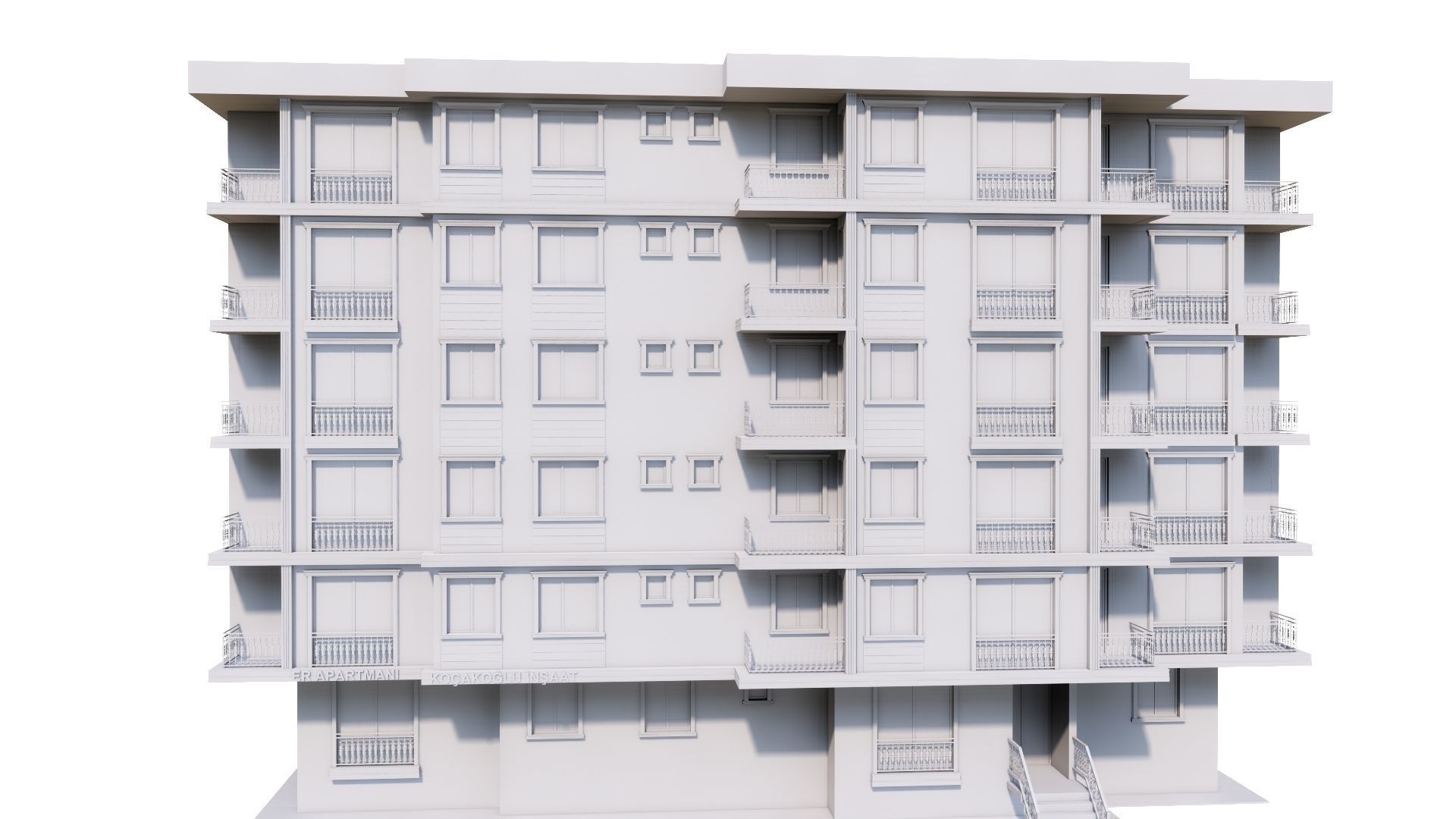 HOUSE 74 Low-poly 3D model_16