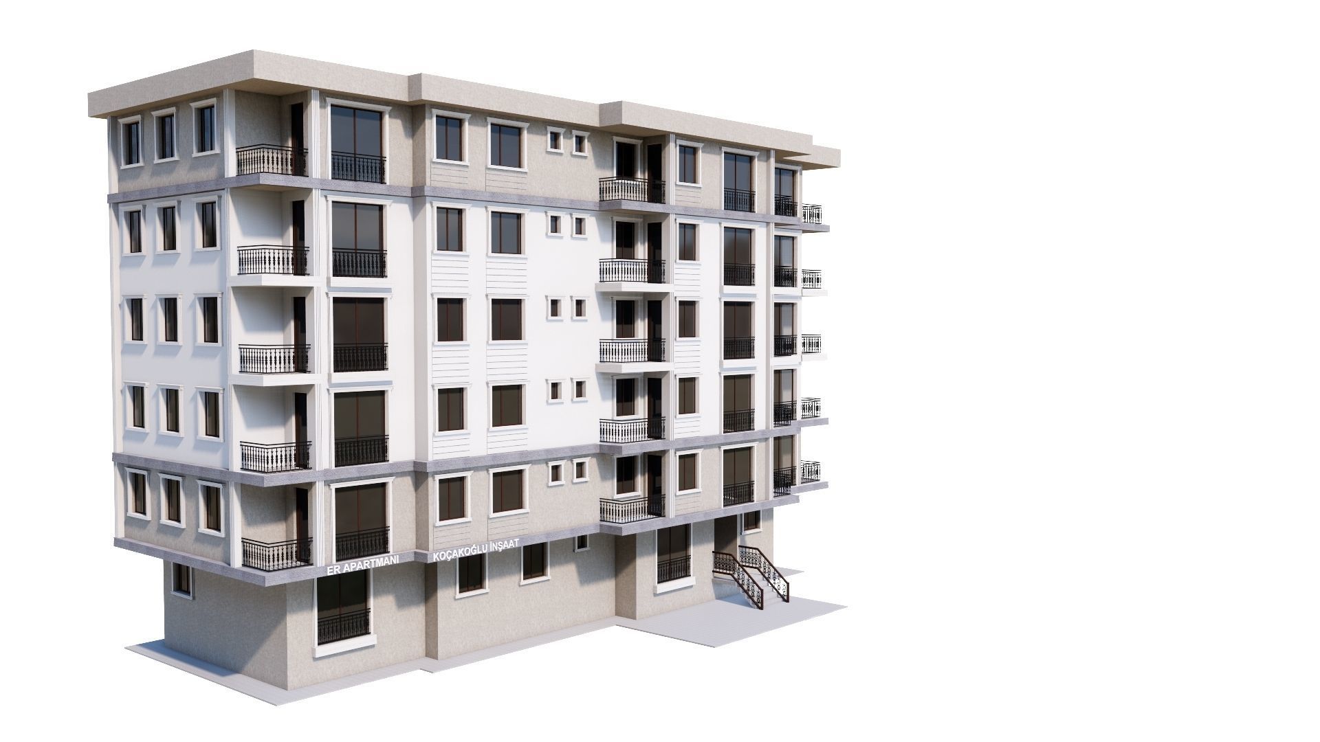 HOUSE 74 Low-poly 3D model_23