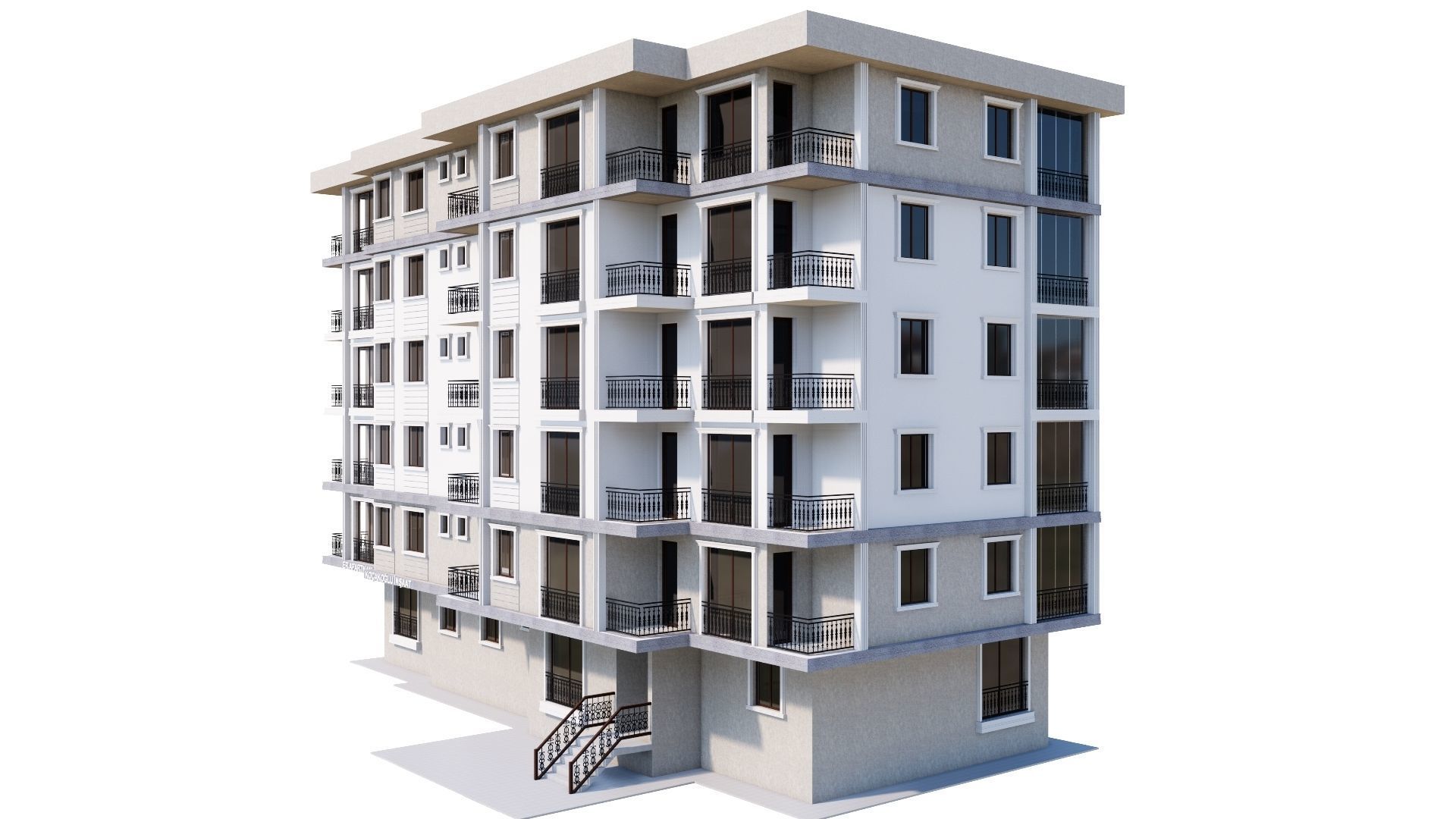 HOUSE 74 Low-poly 3D model_25