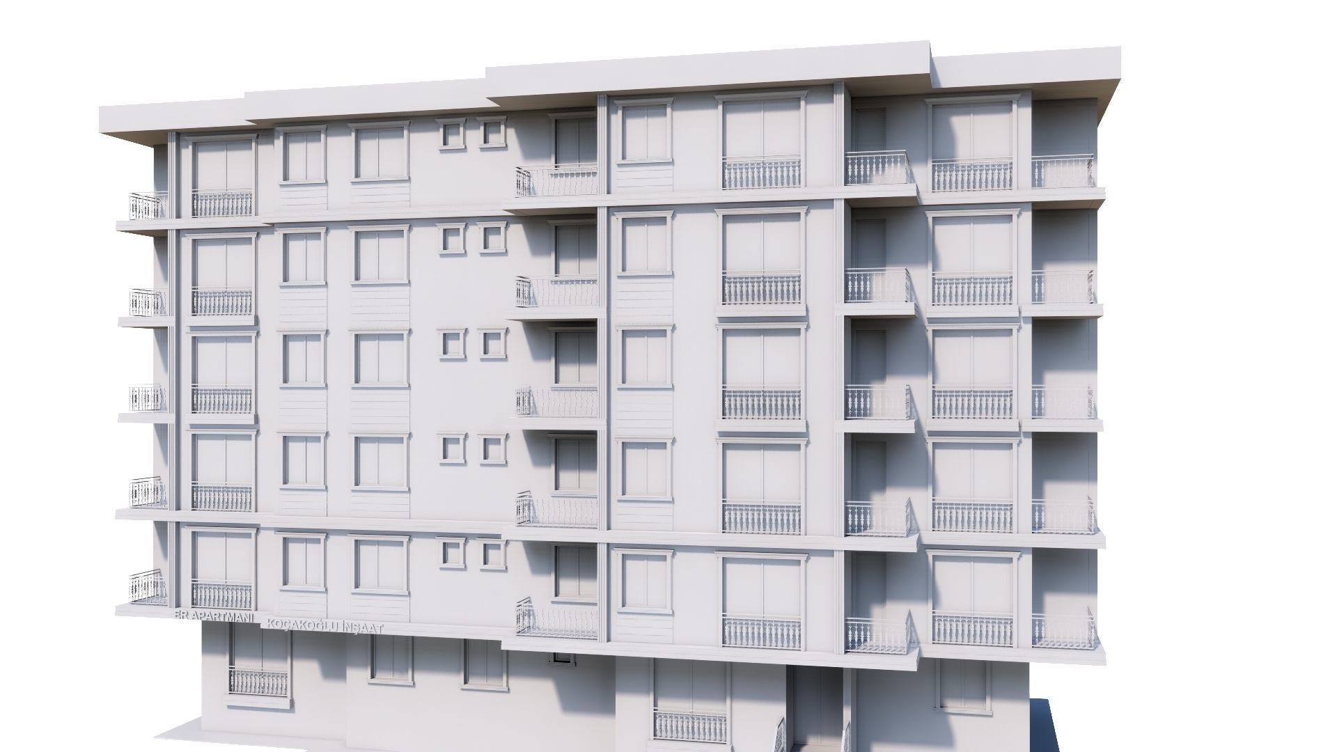 HOUSE 74 Low-poly 3D model_22