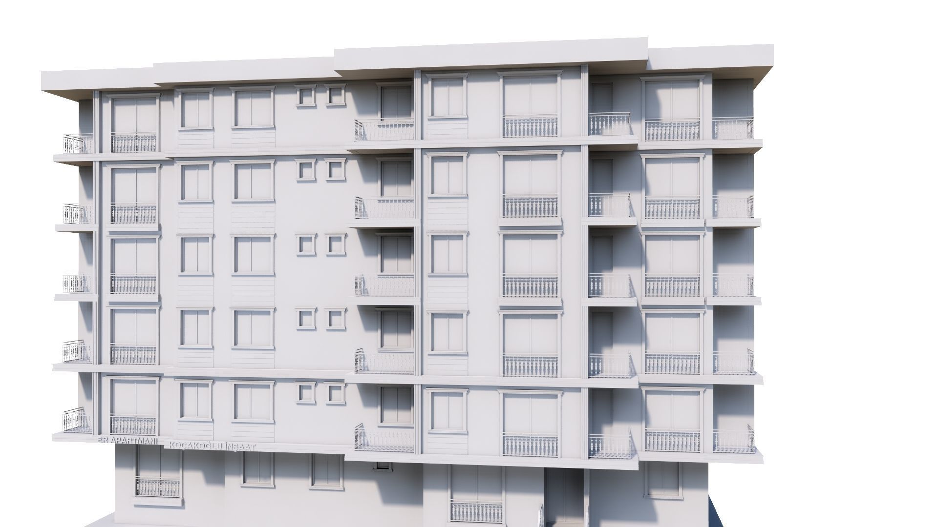 HOUSE 74 Low-poly 3D model_20