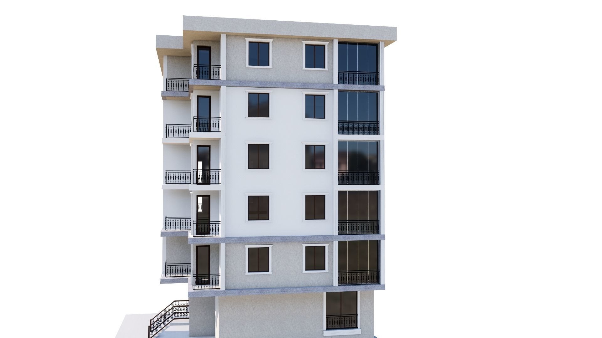 HOUSE 74 Low-poly 3D model_31