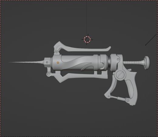 Funny syringe 3D model_2