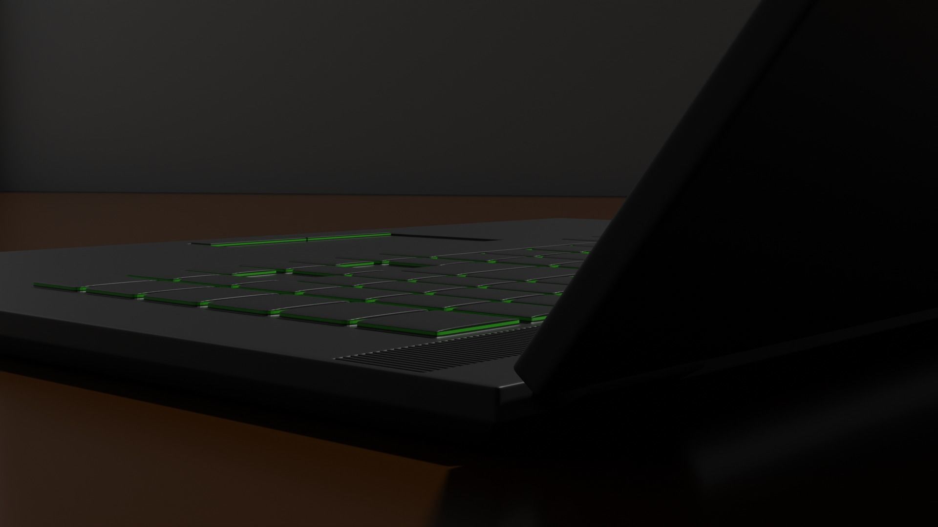 Simple LapTop Free 3D model_5