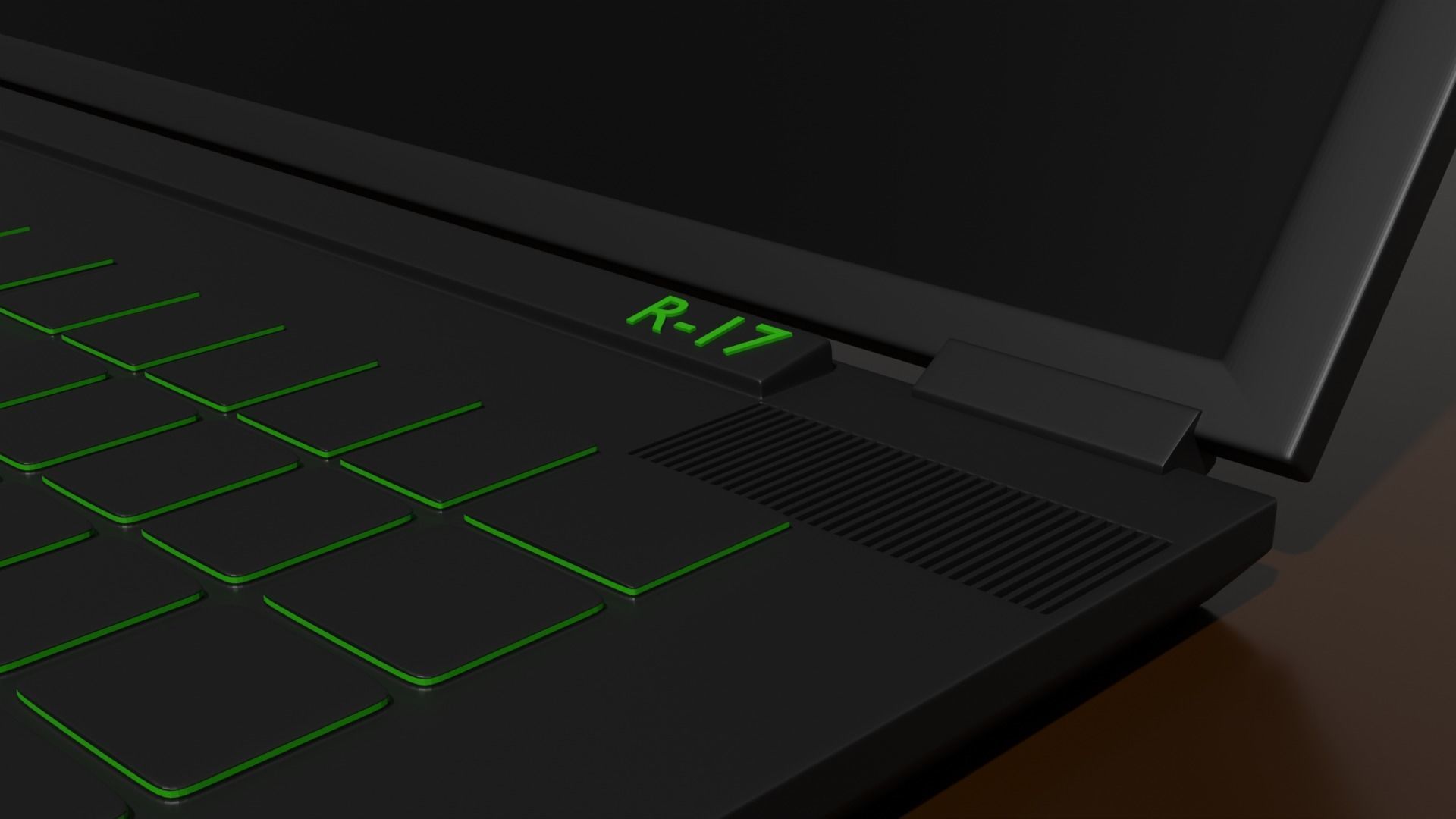Simple LapTop Free 3D model_1
