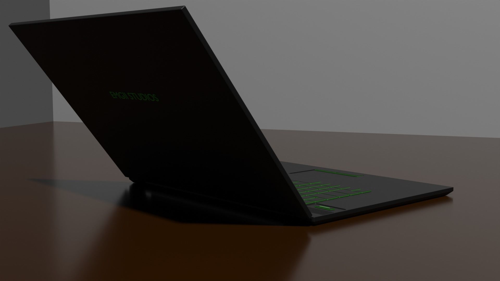 Simple LapTop Free 3D model_4