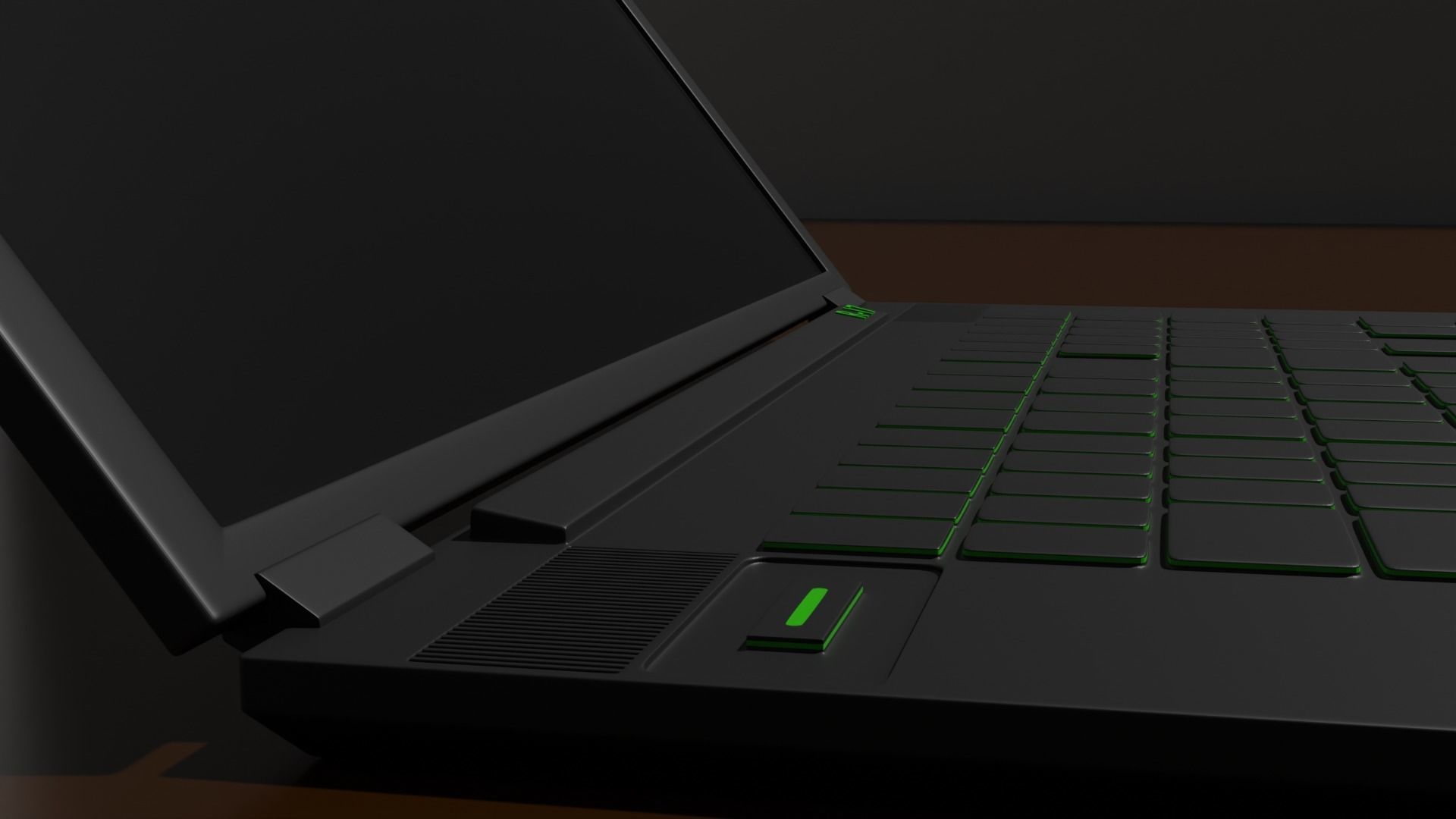 Simple LapTop Free 3D model_2