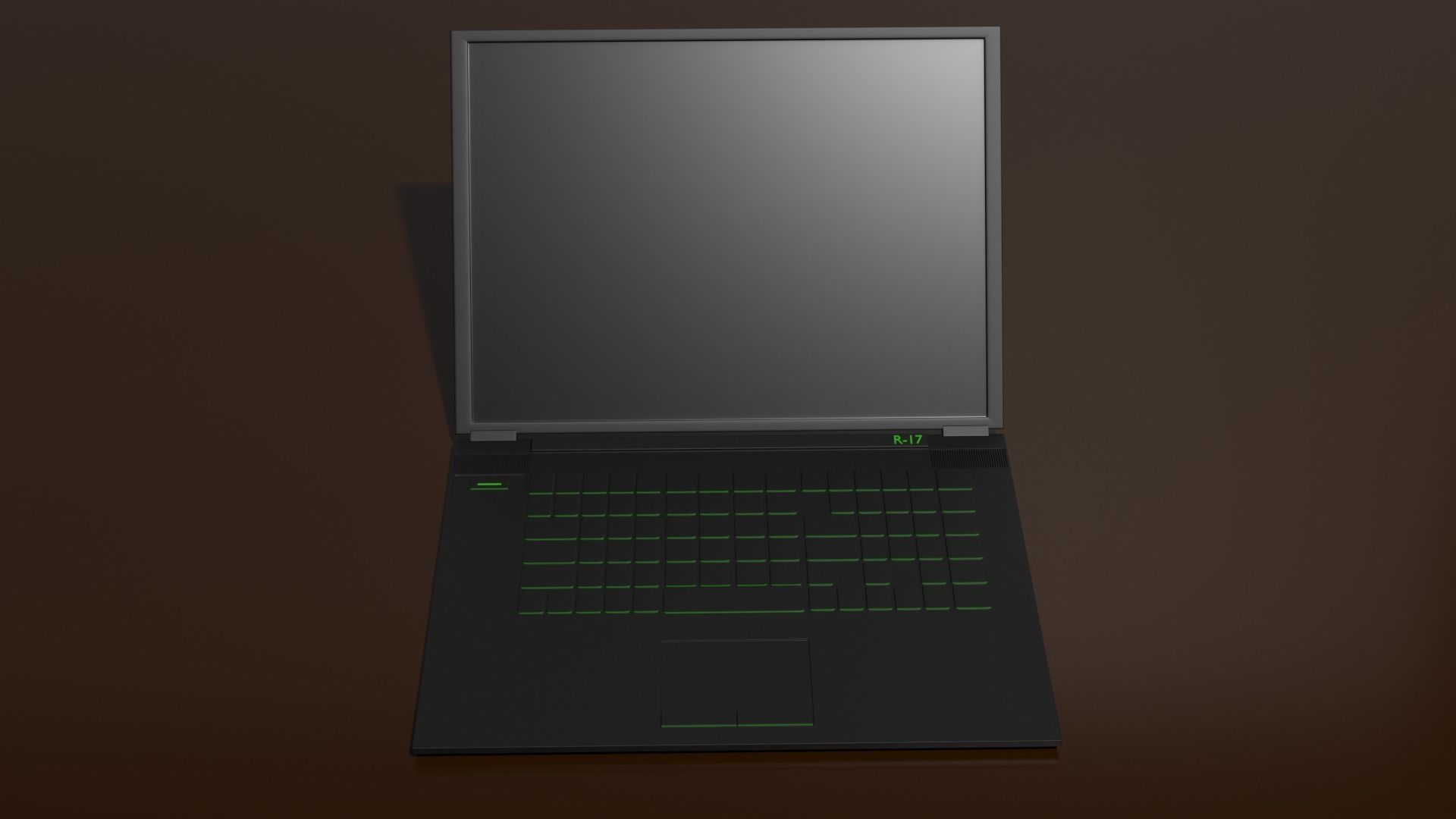 Simple LapTop Free 3D model_3
