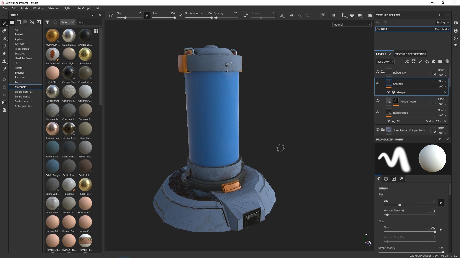 Capsule 3D model Game asset Low-poly 3D model_15