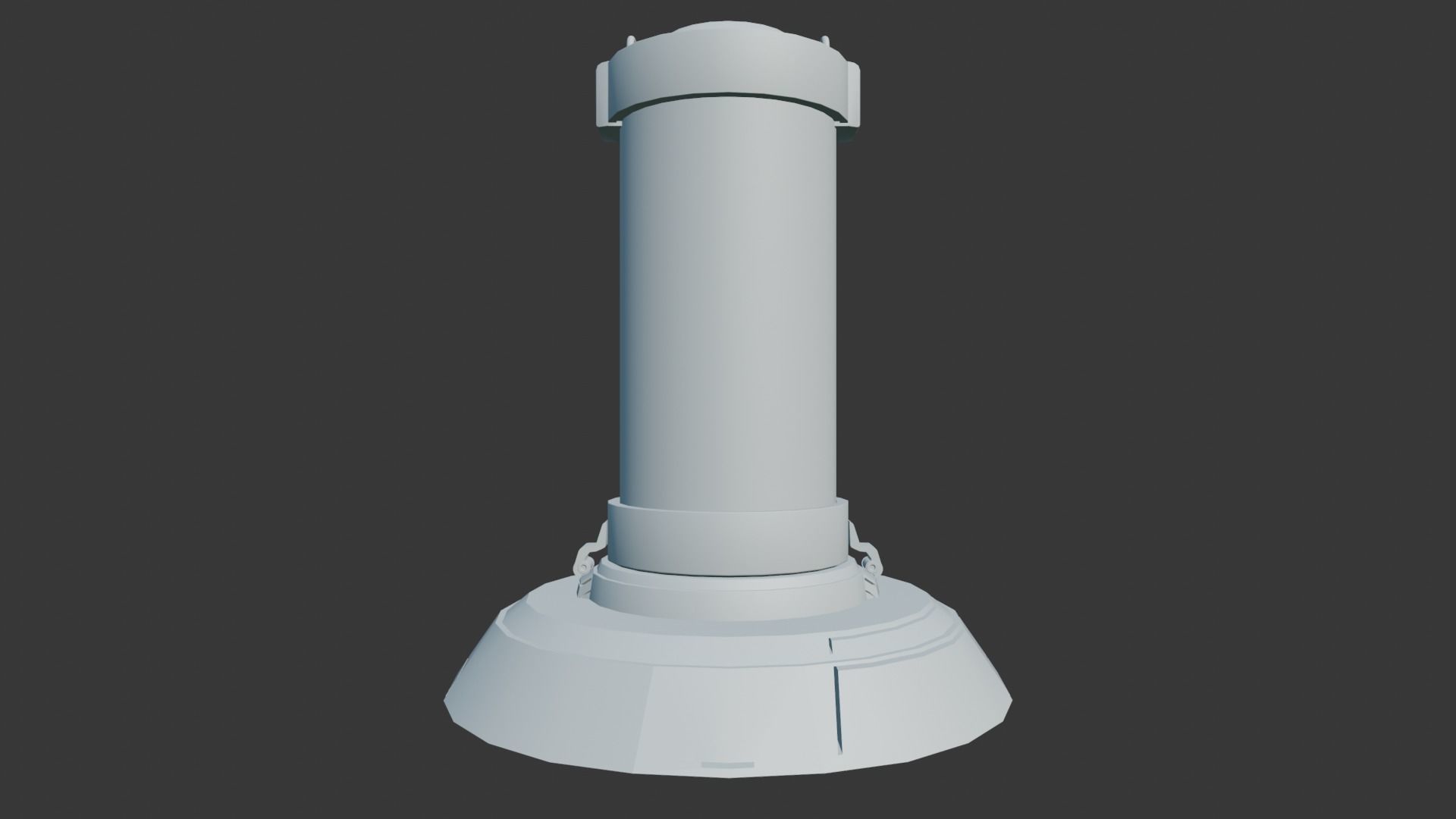 Capsule 3D model Game asset Low-poly 3D model_8