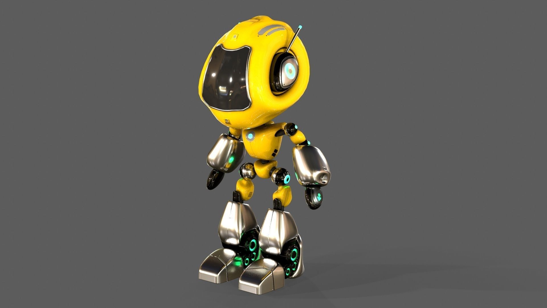 Alien Robot 3D model_15