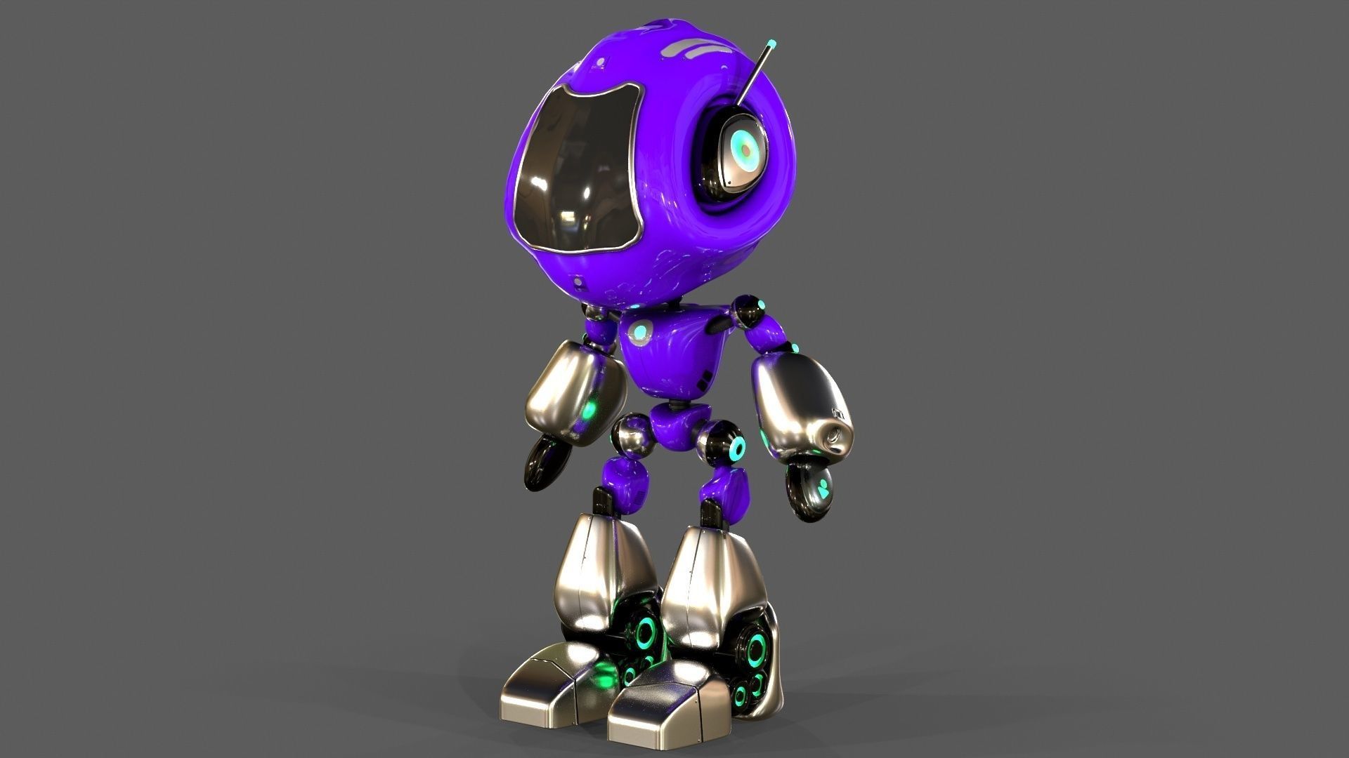 Alien Robot 3D model_11