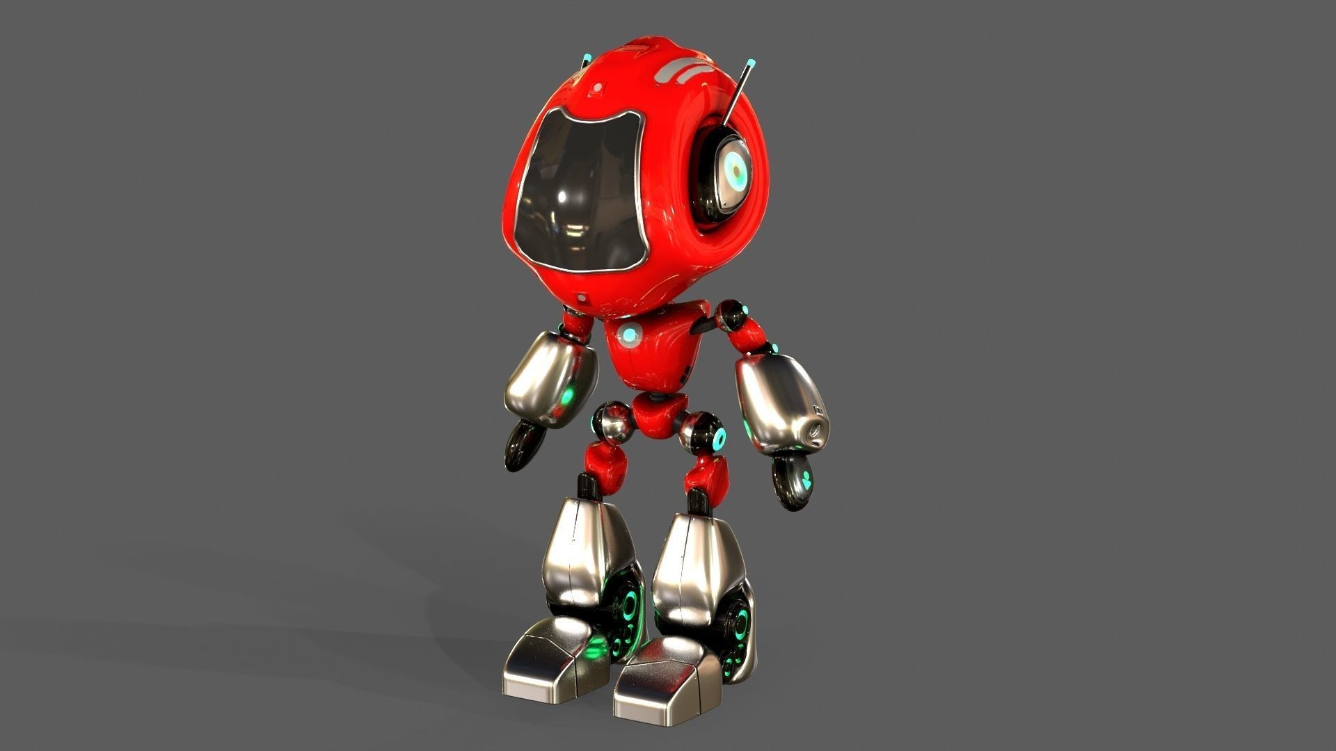 Alien Robot 3D model_19