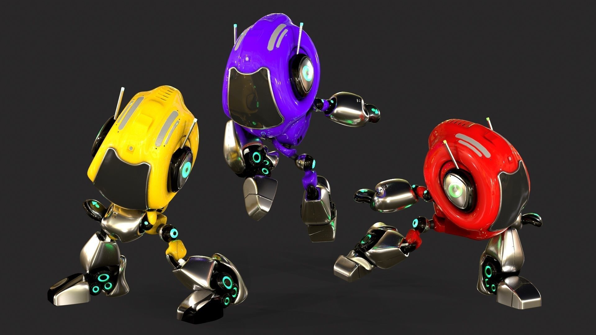 Alien Robot 3D model_36