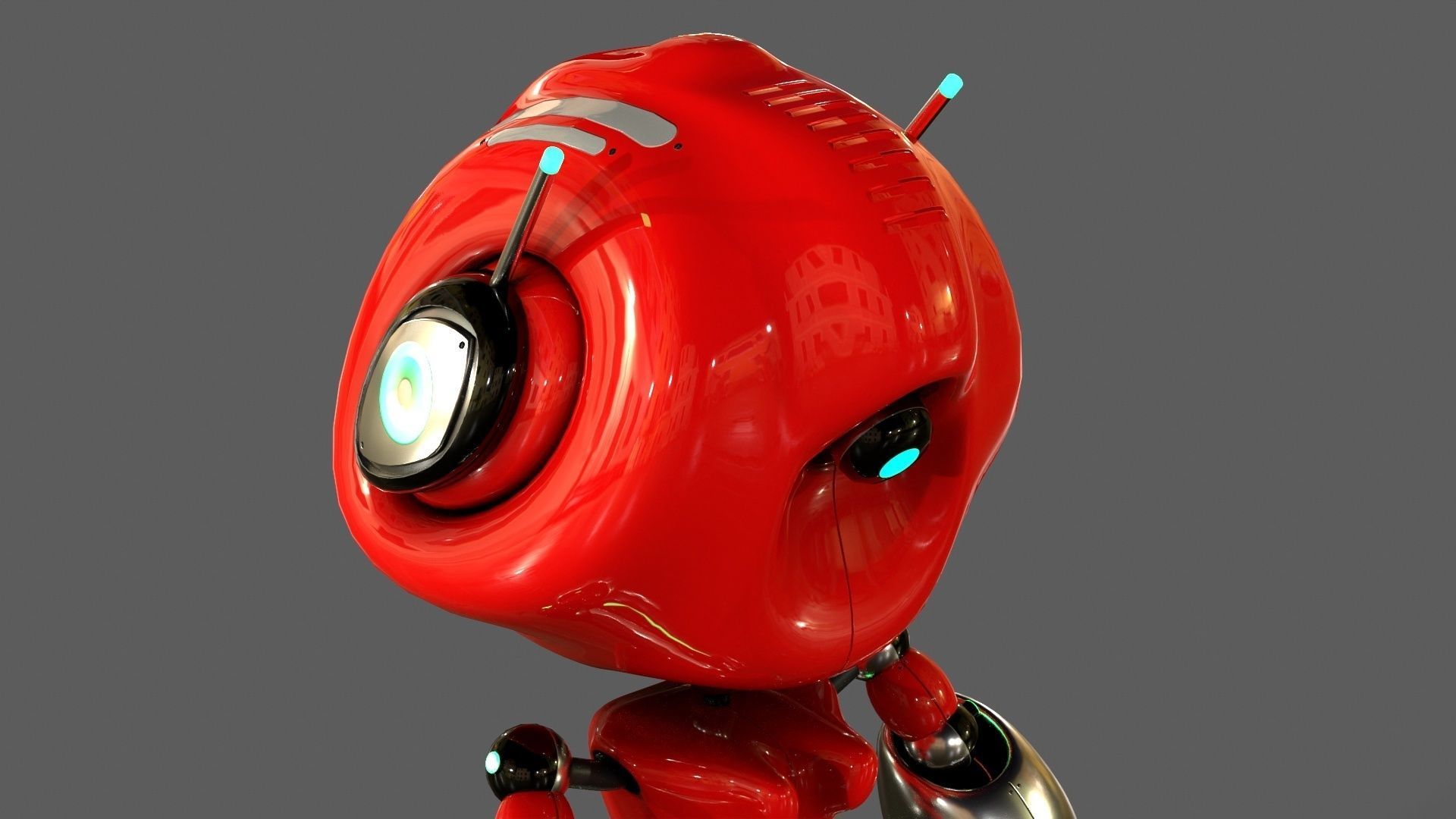 Alien Robot 3D model_26