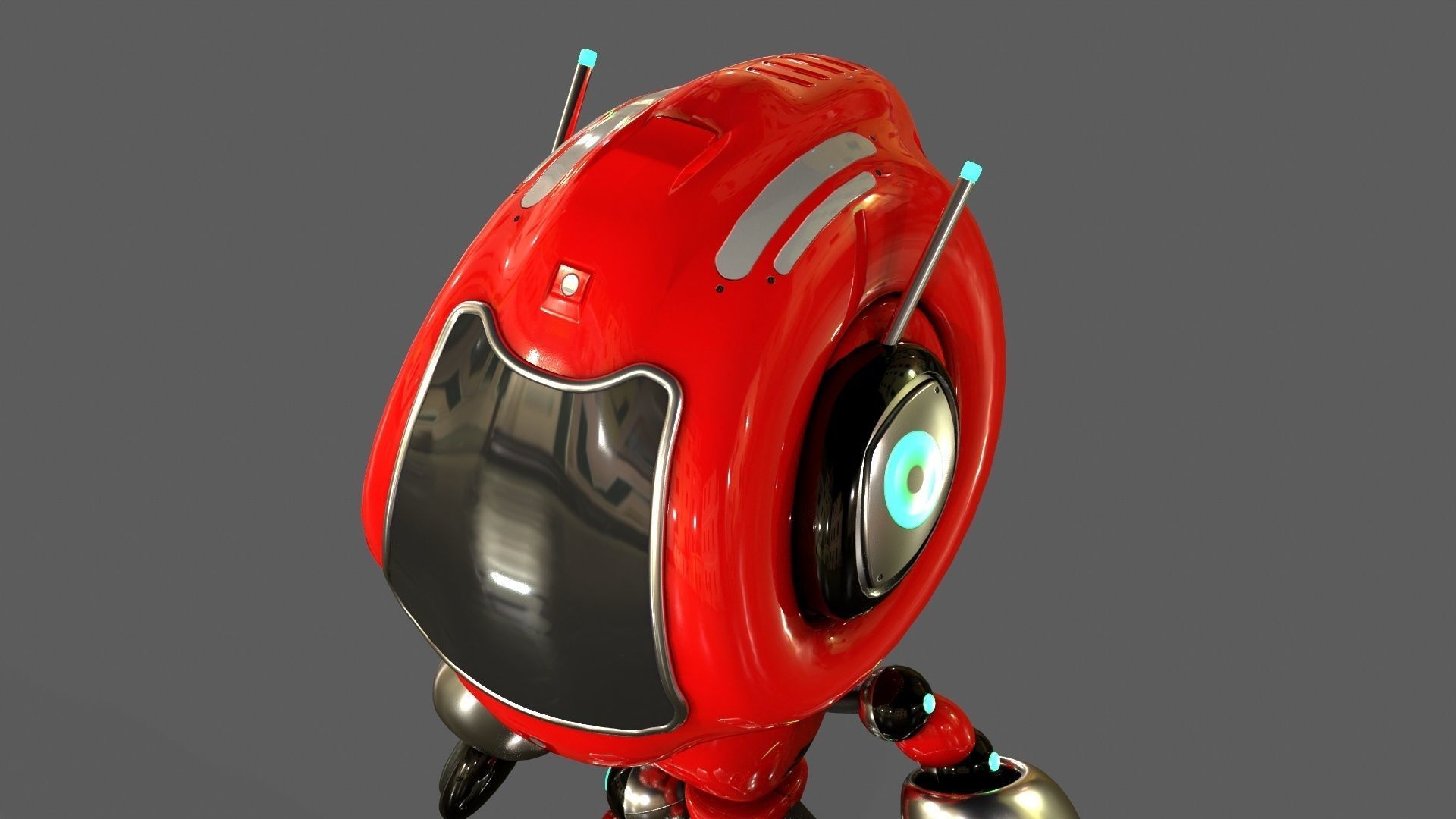 Alien Robot 3D model_23