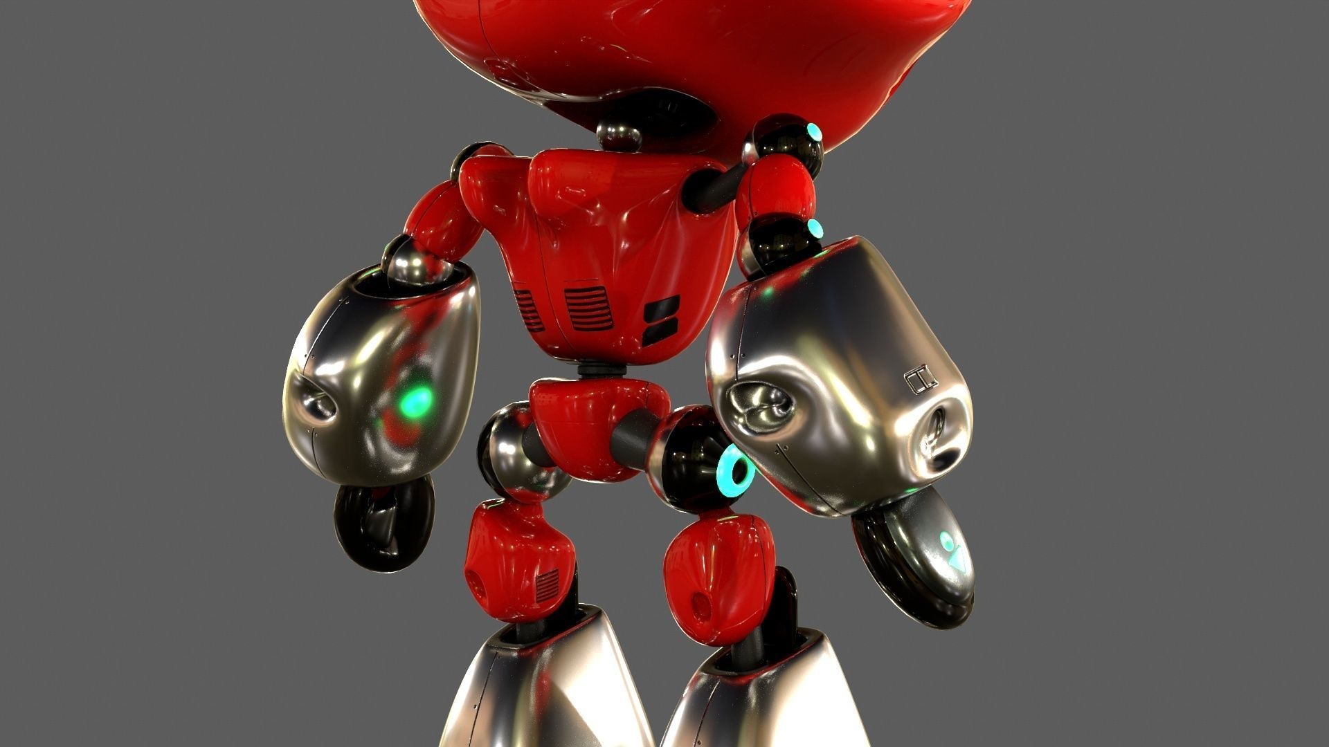 Alien Robot 3D model_29