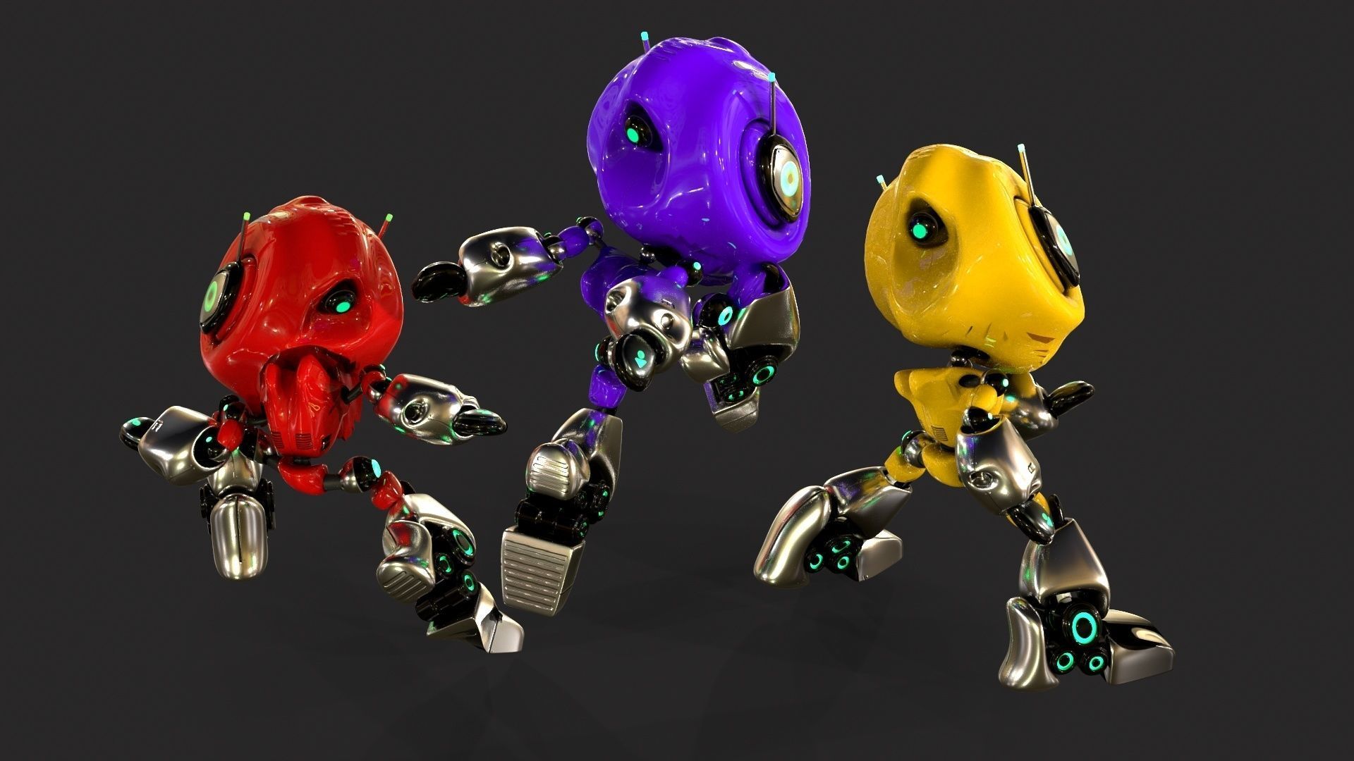 Alien Robot 3D model_39