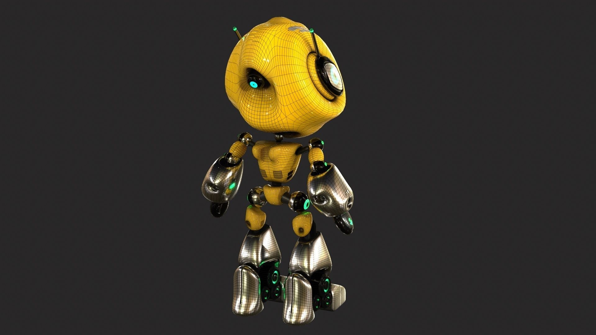 Alien Robot 3D model_42