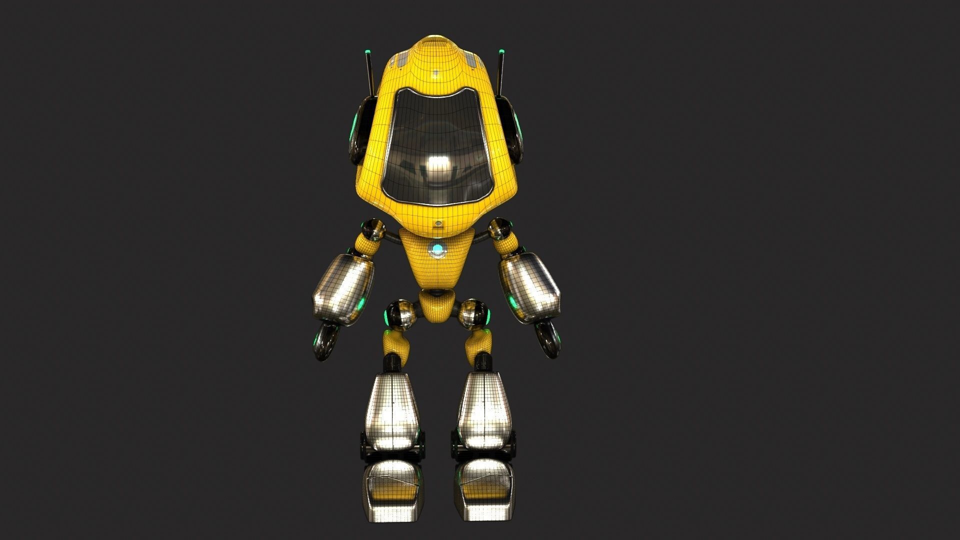 Alien Robot 3D model_40