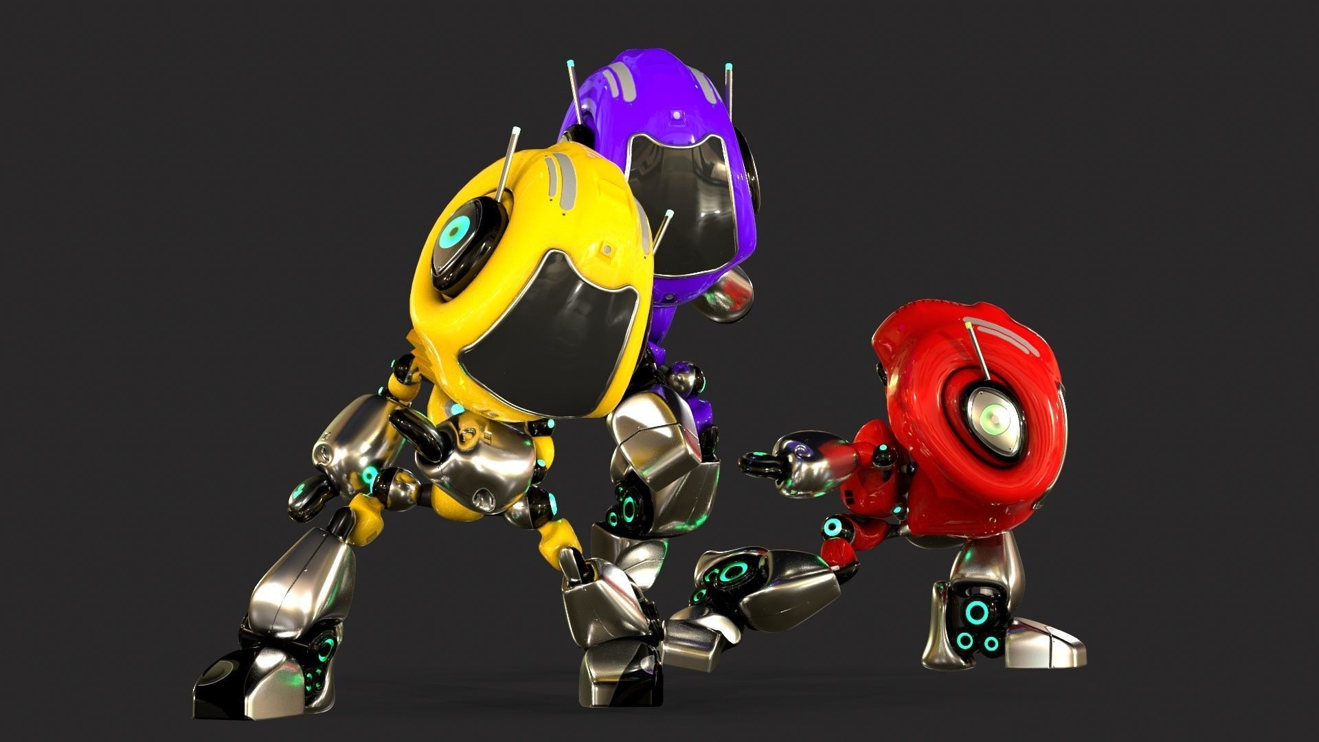 Alien Robot 3D model_38