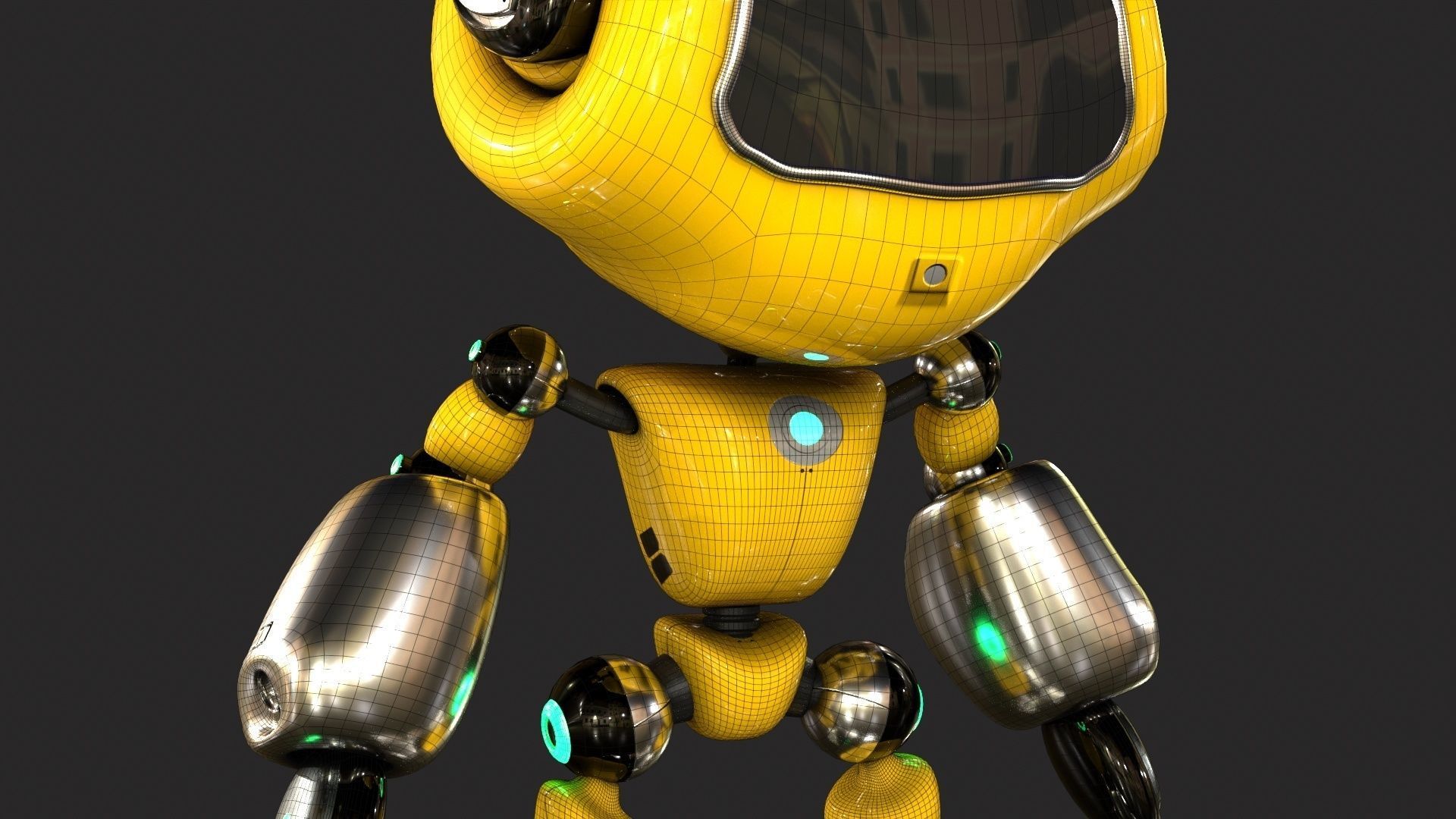 Alien Robot 3D model_44