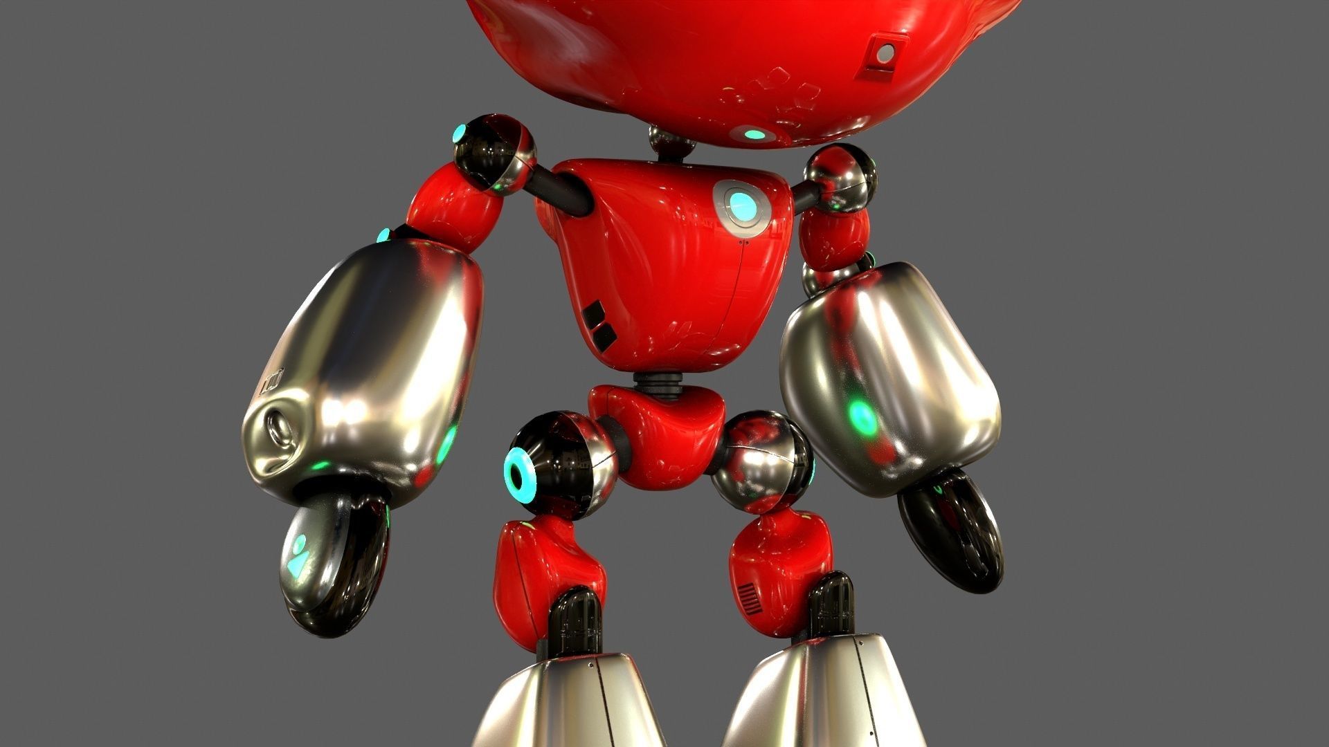 Alien Robot 3D model_28