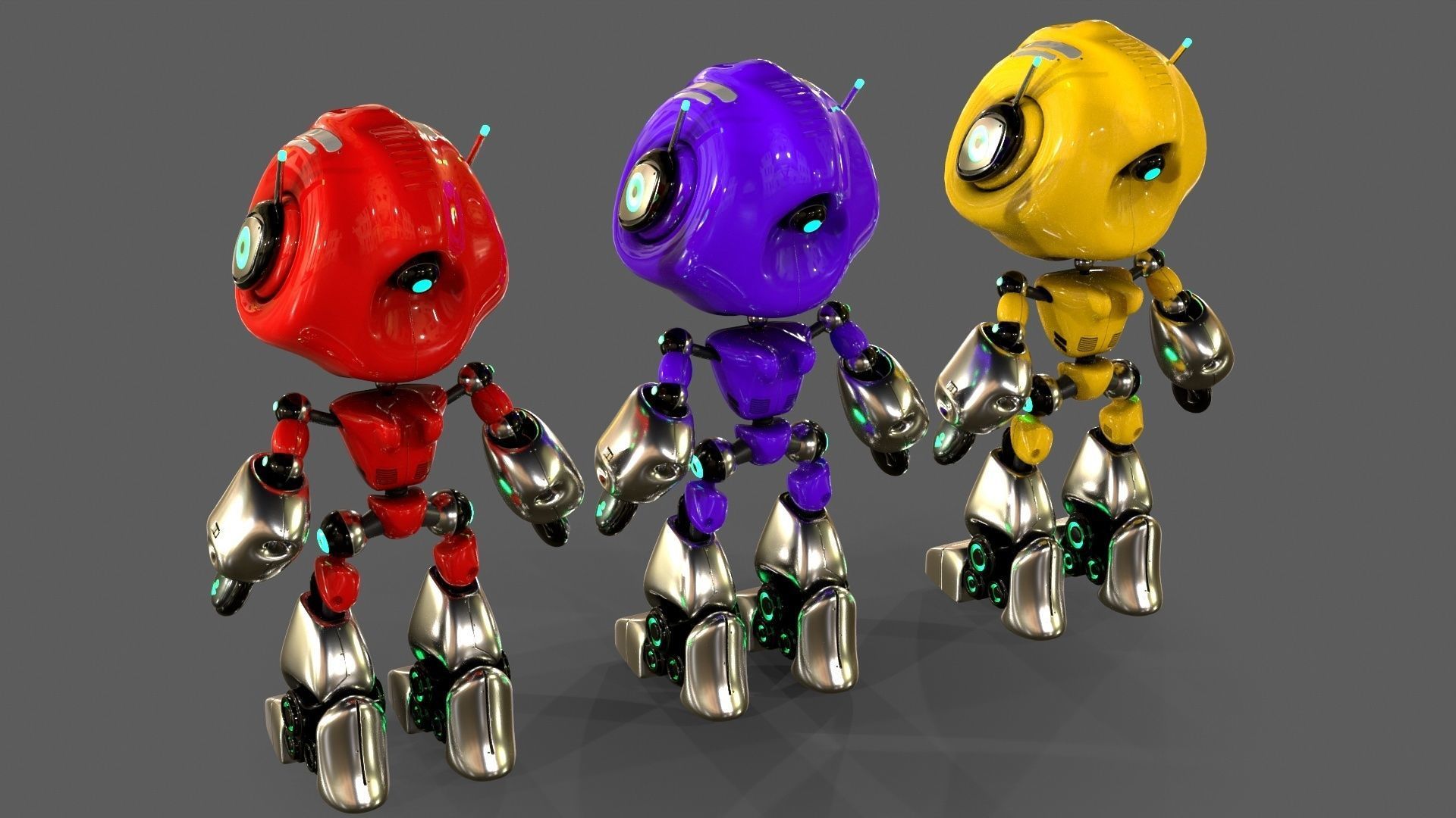Alien Robot 3D model_5