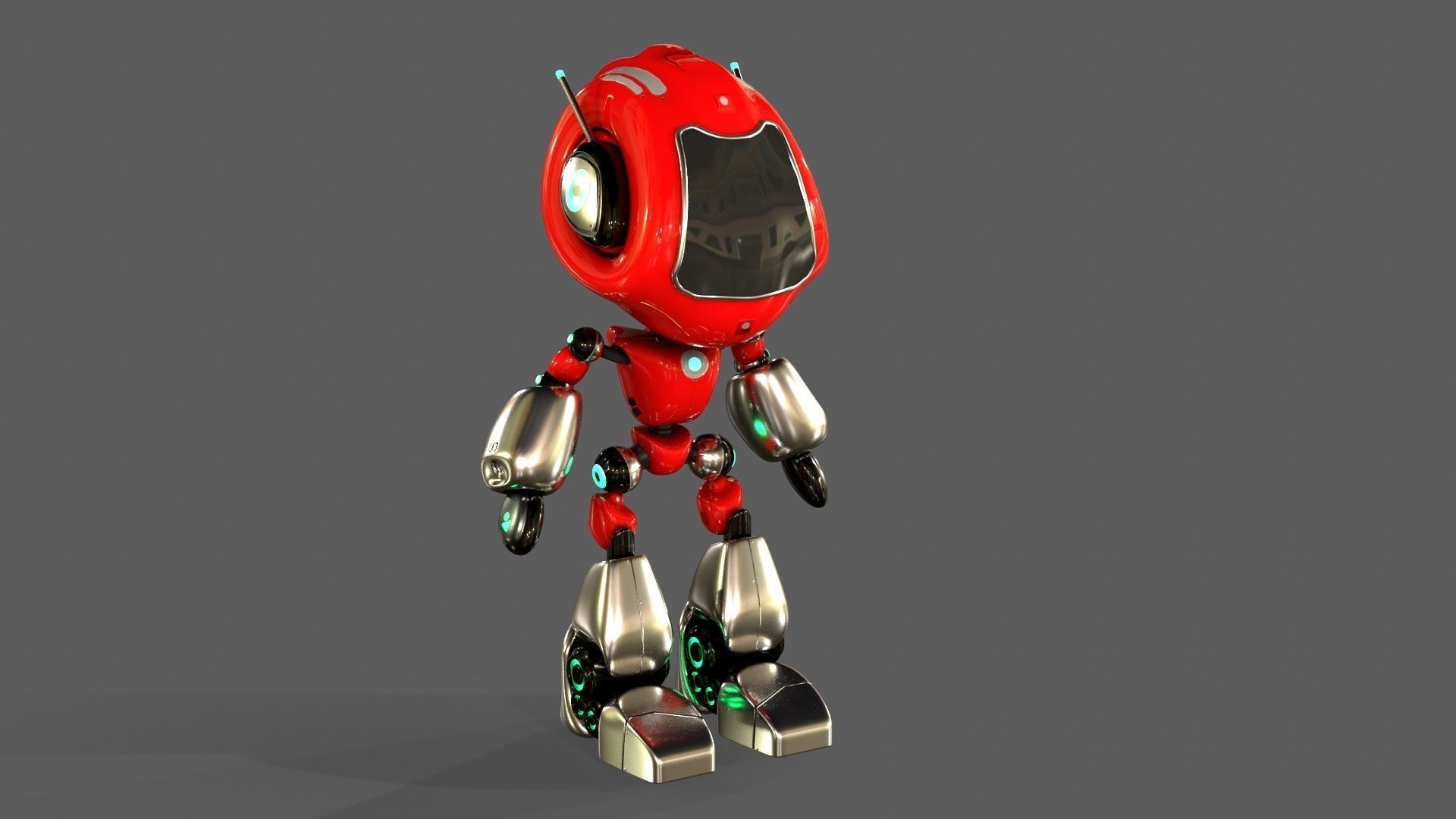 Alien Robot 3D model_20