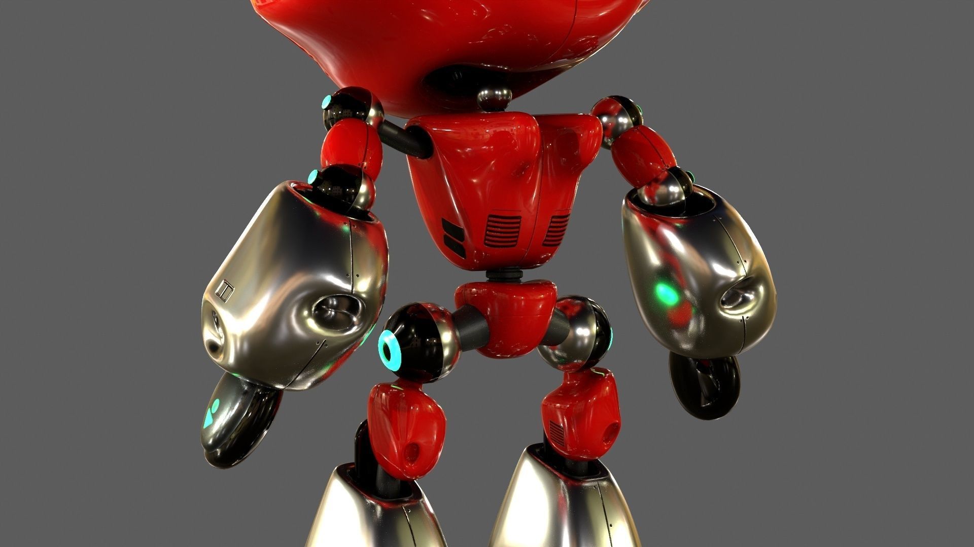 Alien Robot 3D model_30
