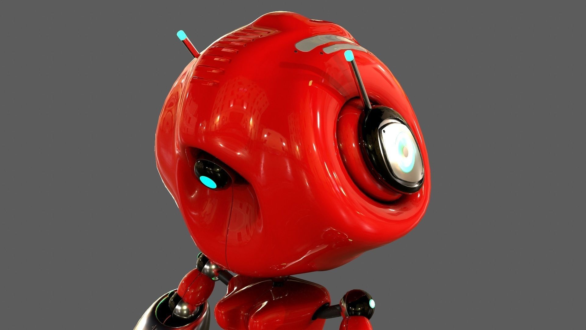Alien Robot 3D model_25