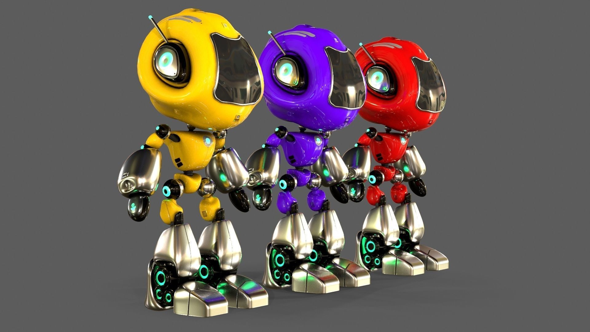 Alien Robot 3D model_8