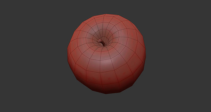 Apple 3D model 7