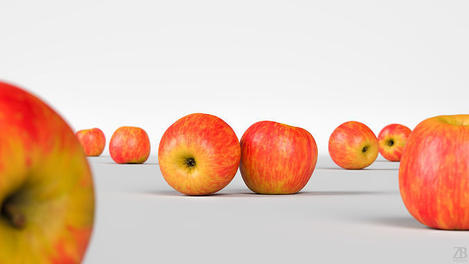 Apple 3D model 2