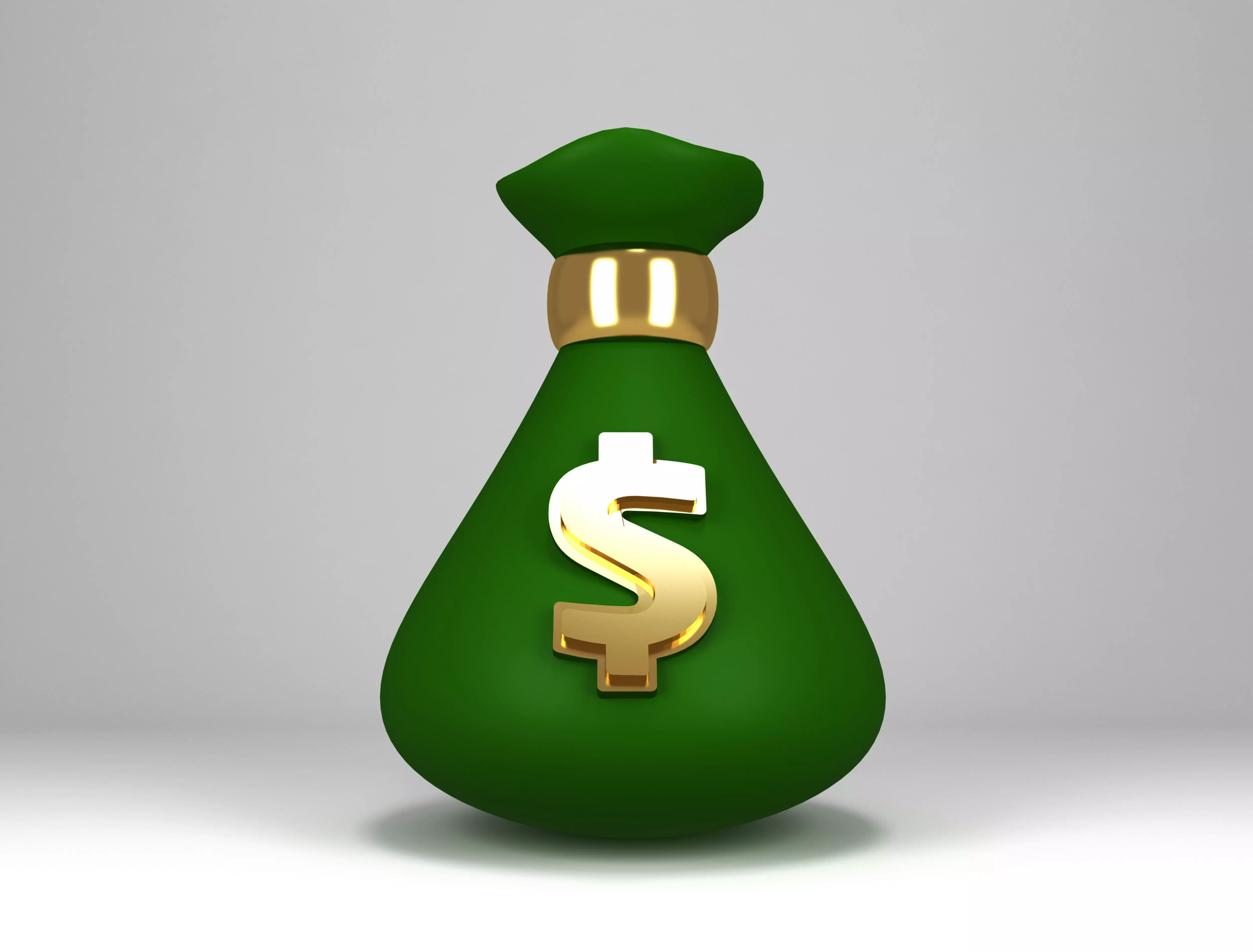 money pouch Free 3D model