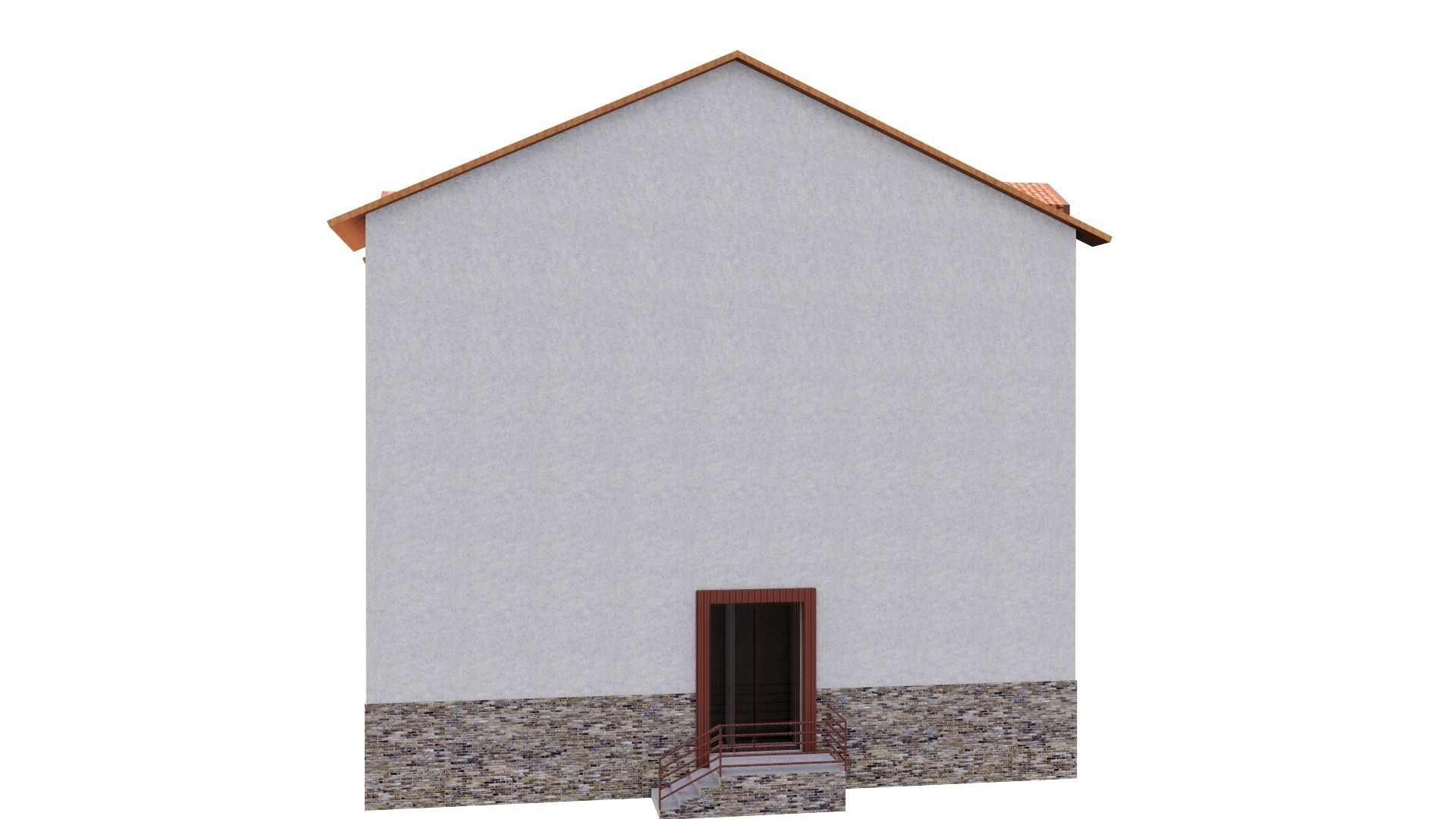 HOUSE 80 Low-poly 3D model_34