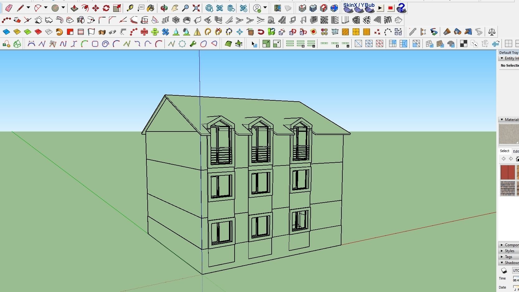 HOUSE 80 Low-poly 3D model_3