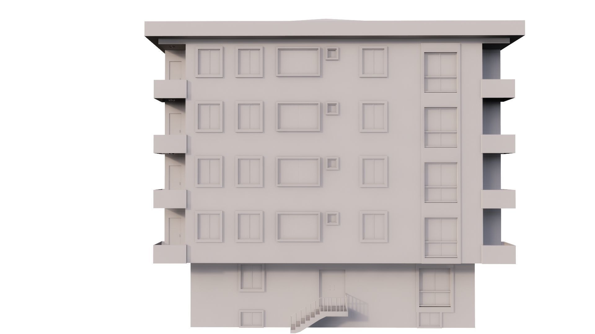 HOUSE 81 Low-poly 3D model_58