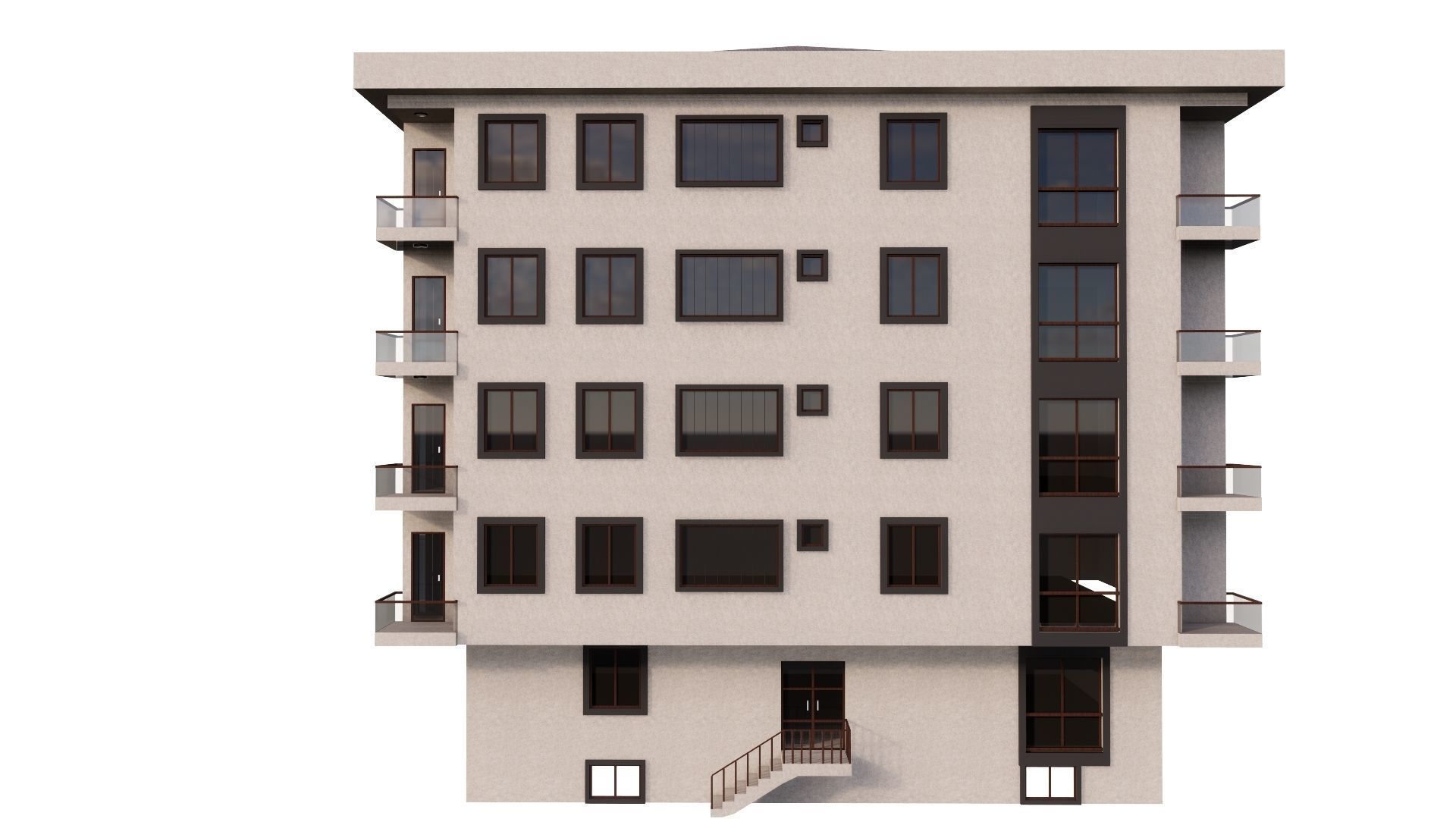 HOUSE 81 Low-poly 3D model_46