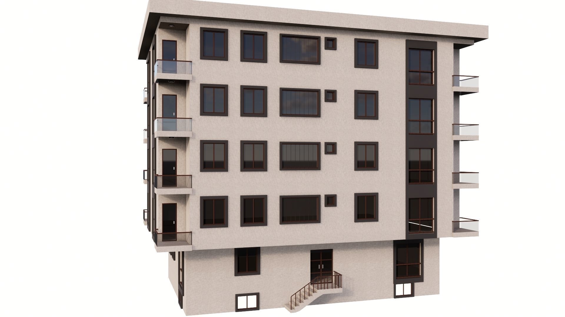 HOUSE 81 Low-poly 3D model_57