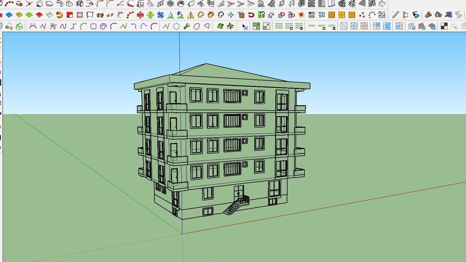 HOUSE 81 Low-poly 3D model_3