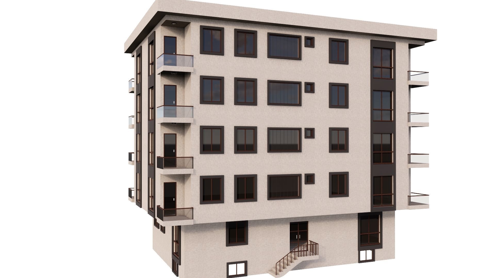 HOUSE 81 Low-poly 3D model_50