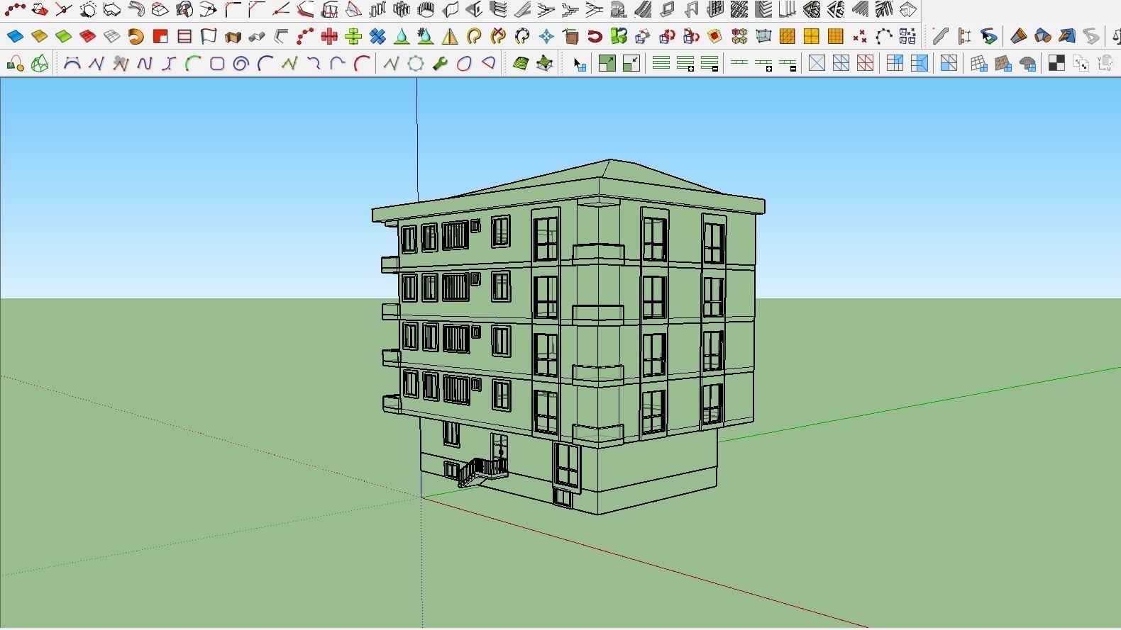 HOUSE 81 Low-poly 3D model_1
