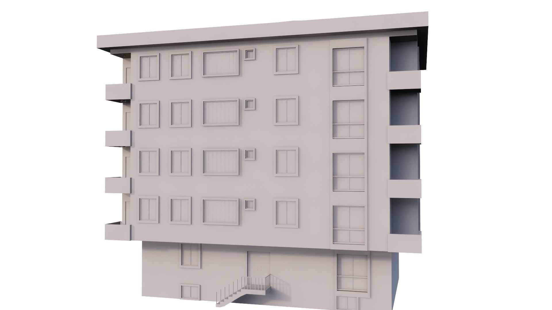 HOUSE 81 Low-poly 3D model_56