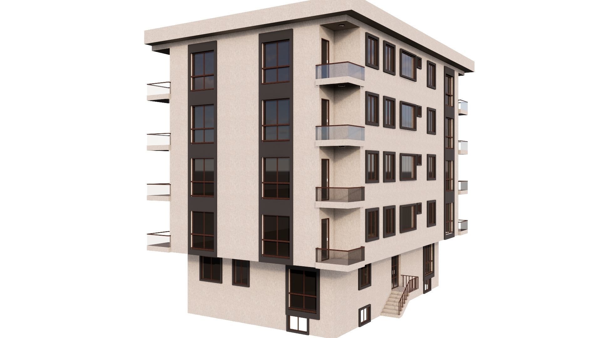 HOUSE 81 Low-poly 3D model_55