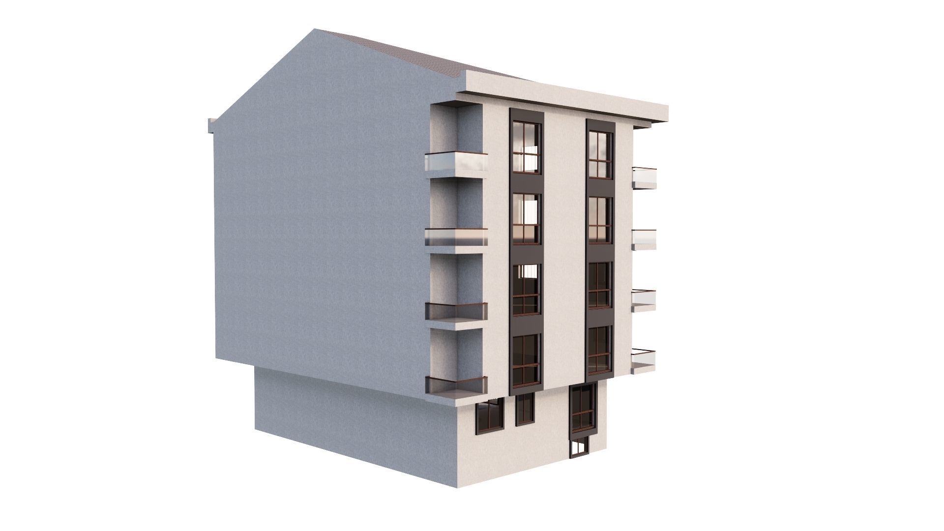 HOUSE 81 Low-poly 3D model_42